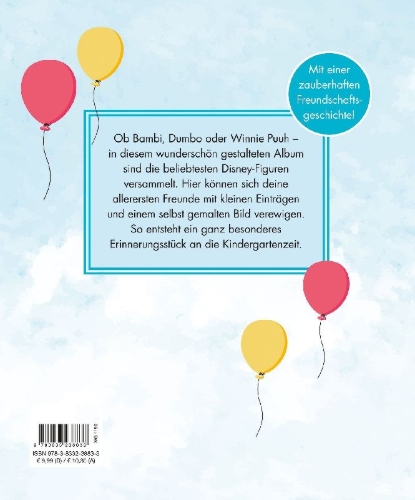 Buchcover und Innenansicht für das Buch: Disney Best of: Meine Kindergartenfreunde