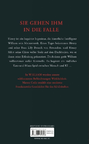 Buchcover und Innenansicht für das Buch: William