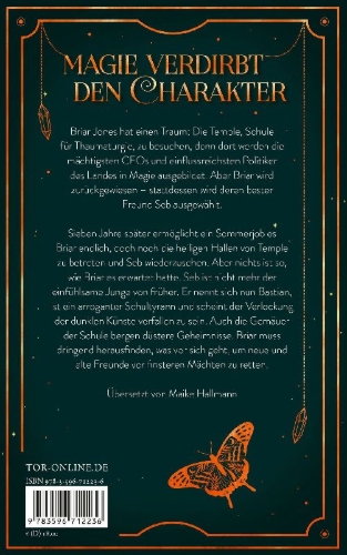 Buchcover und Innenansicht für das Buch: The Unmagical Life of Briar Jones