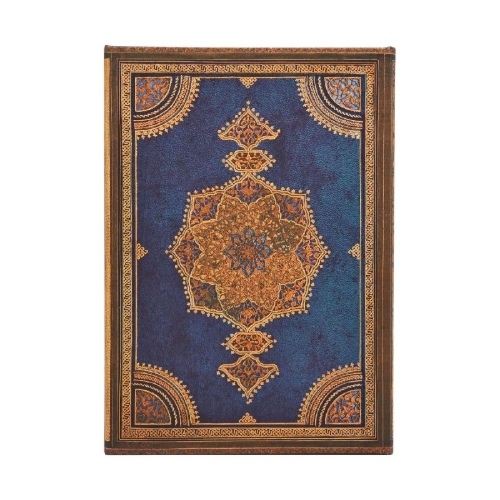 Buchcover und Innenansicht für das Buch: 12-Monatskalender 2027 Safawidisch Indigo Midi Vertikal