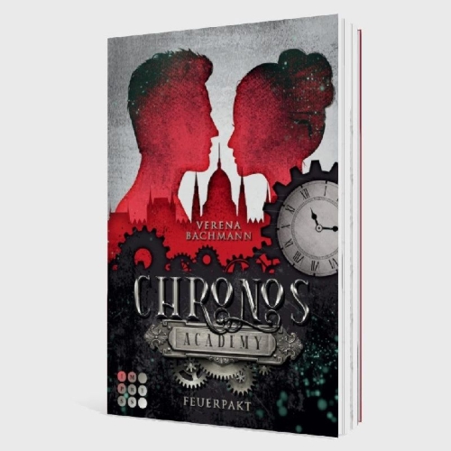 Buchcover und Innenansicht für das Buch: Chronos Academy 2: Feuerpakt