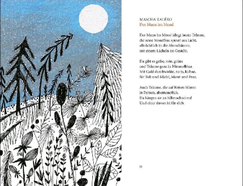 Buchcover und Innenansicht für das Buch: Die schönsten Gedichte für Kinder