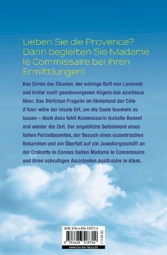 Buchcover und Innenansicht für das Buch: Madame le Commissaire und der Tod des Polizeichefs