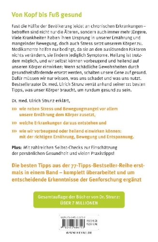 Buchcover und Innenansicht für das Buch: 111 Tipps für einen gesunden Körper