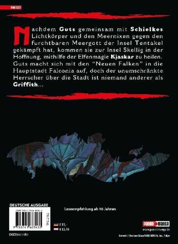 Buchcover und Innenansicht für das Buch: Berserk Max 19