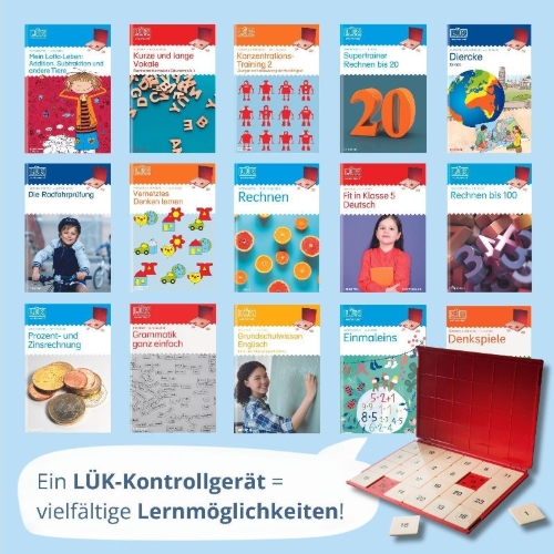 Buchcover und Innenansicht für das Buch: LÜK. Das Lernpaket für Erstklässler