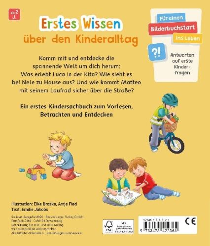 Buchcover und Innenansicht für das Buch: Entdecke deine Welt