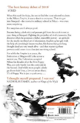 Buchcover und Innenansicht für das Buch: The Poppy War
