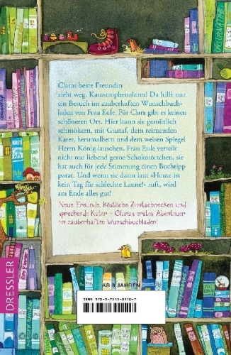 Buchcover und Innenansicht für das Buch: Der zauberhafte Wunschbuchladen 1