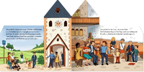 Buchcover und Innenansicht für das Buch: Mein kleines Buch von der Taufe