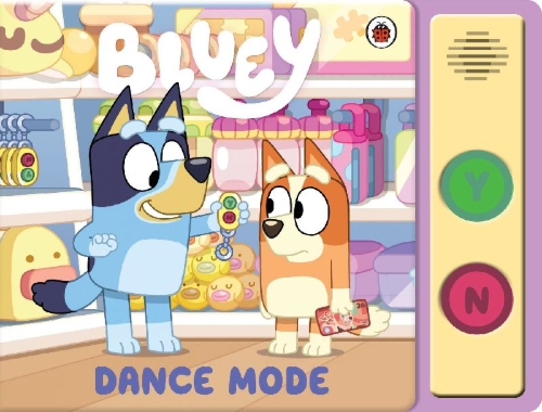 Buchcover und Innenansicht für das Buch: Bluey: Dance Mode