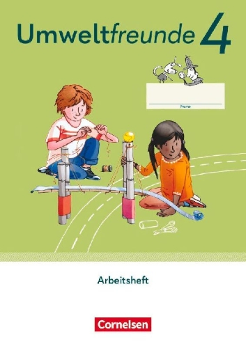 Buchcover und Innenansicht für das Buch: Umweltfreunde 4. Schuljahr - Mecklenburg-Vorpommern, Sachsen-Anhalt, Sachsen, Thüringen - Ausgabe 2023 - Arbeitsheft mit Wegweiser Arbeitstechniken