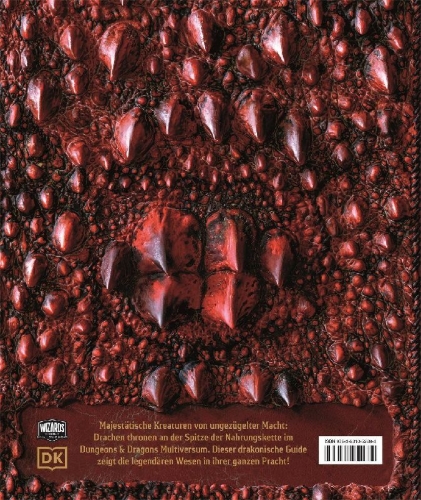 Buchcover und Innenansicht für das Buch: Dungeons & Dragons Das Buch der Drachen
