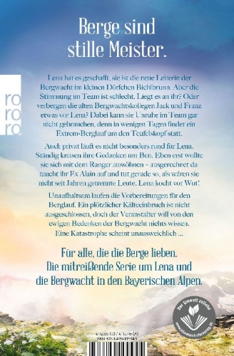 Buchcover und Innenansicht für das Buch: Die Bergwacht: Gipfelstürme
