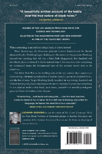 Buchcover und Innenansicht für das Buch: The Black Hole War
