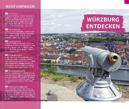 Buchcover und Innenansicht für das Buch: Reise Know-How CityTrip Würzburg