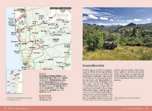 Buchcover und Innenansicht für das Buch: Reise Know-How Wohnmobil-Tourguide Portugal