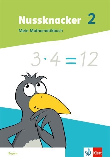 Buchcover und Innenansicht für das Buch: Nussknacker 2. Schulbuch Klasse 2. Ausgabe Bayern. Mein Mathematikbuch Klasse 2