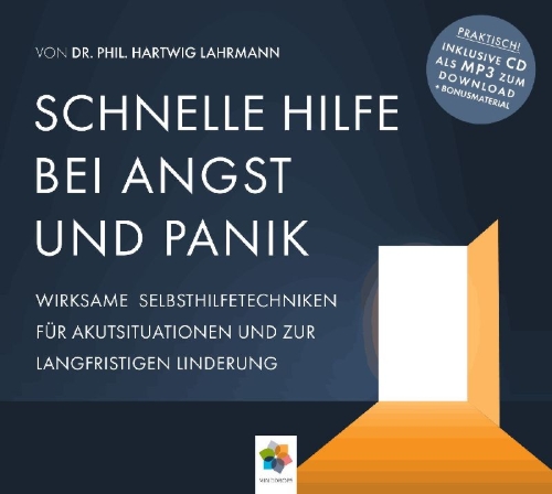 Buchcover und Innenansicht für das Buch: SCHNELLE HILFE BEI ANGST UND PANIK