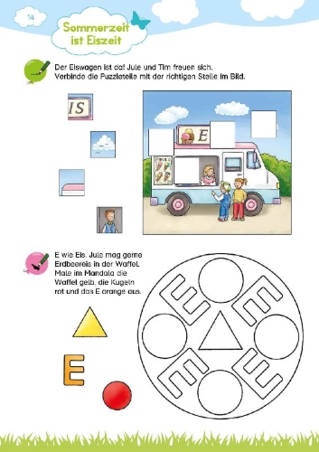 Buchcover und Innenansicht für das Buch: Klett Mein großes buntes Kindergarten-Buch