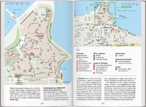 Buchcover und Innenansicht für das Buch: DUMONT Reise-Handbuch Reiseführer Süditalien
