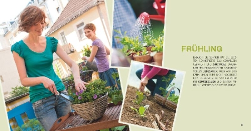 Buchcover und Innenansicht für das Buch: Garten Basics - Gärtnern für Anfänger