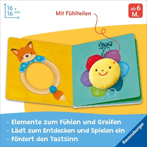 Buchcover und Innenansicht für das Buch: Mein allererstes Fühlbuch