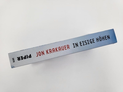 Buchcover und Innenansicht für das Buch: Into Thin Air