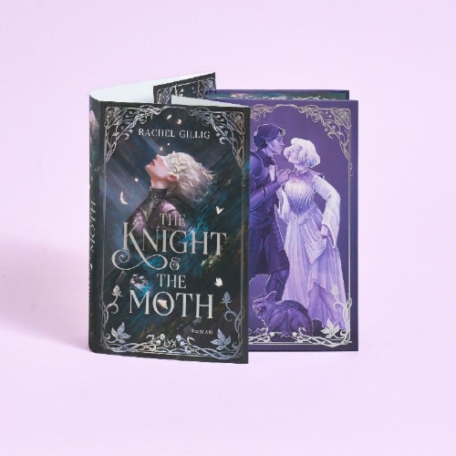 Buchcover und Innenansicht für das Buch: The Knight and the Moth