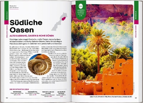 Buchcover und Innenansicht für das Buch: LONELY PLANET Reiseführer Marokko