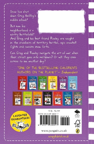 Buchcover und Innenansicht für das Buch: Diary of a Wimpy Kid 13: The Meltdown