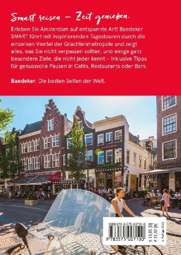 Buchcover und Innenansicht für das Buch: Baedeker SMART Reiseführer Amsterdam