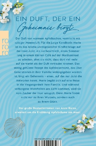 Buchcover und Innenansicht für das Buch: Apfelkuchen am Meer
