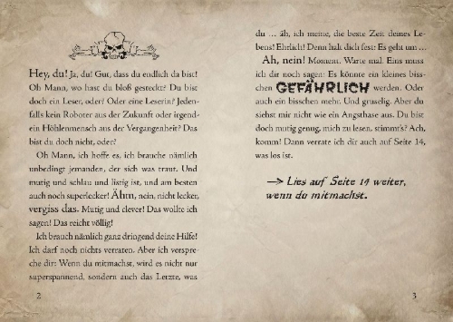 Buchcover und Innenansicht für das Buch: Das kleine Böse Buch 3