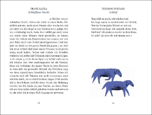 Buchcover und Innenansicht für das Buch: 'Wenn man nachts nicht schlafen kann'