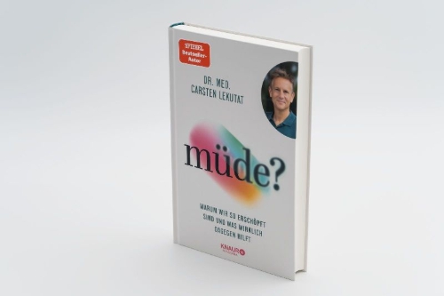Buchcover und Innenansicht für das Buch: müde?