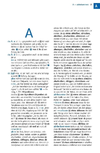Buchcover und Innenansicht für das Buch: Langenscheidt Power Wörterbuch Deutsch als Fremdsprache