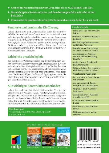 Buchcover und Innenansicht für das Buch: Autodesk Revit 2026