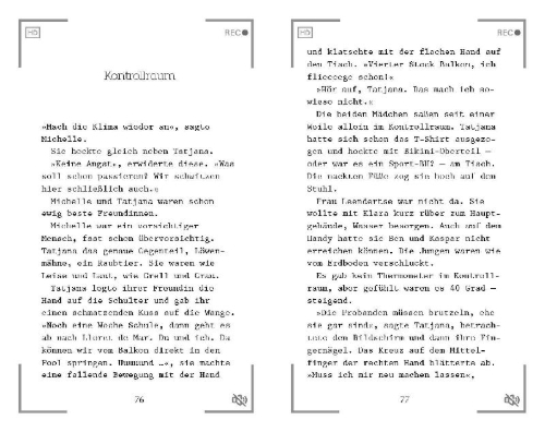 Buchcover und Innenansicht für das Buch: Escape - Der Schlüssel sind wir