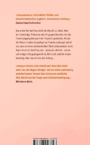 Buchcover und Innenansicht für das Buch: Honey