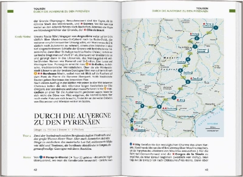 Buchcover und Innenansicht für das Buch: Baedeker Reiseführer Frankreich