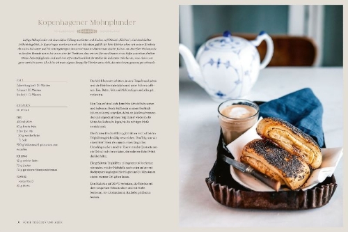 Buchcover und Innenansicht für das Buch: Skandinavisch backen