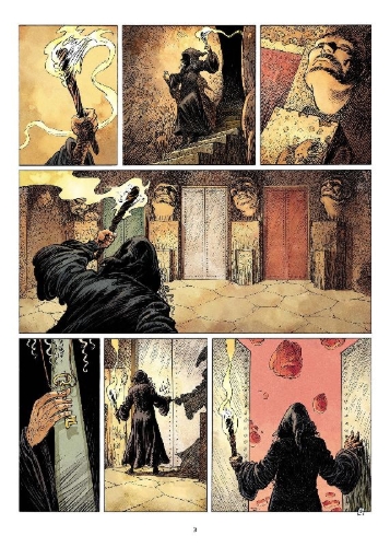 Buchcover und Innenansicht für das Buch: Thorgal Saga: La cité mouvante