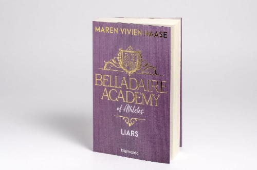 Buchcover und Innenansicht für das Buch: Belladaire Academy of Athletes - Liars