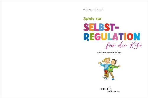 Buchcover und Innenansicht für das Buch: Spiele zur Selbstregulation für die Kita