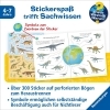 Buchcover und Innenansicht für das Buch: Dinosaurier Stickerheft