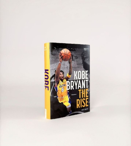 Buchcover und Innenansicht für das Buch: Kobe Bryant: The Rise - der Aufstieg des größten Basketball-Stars der Geschichte