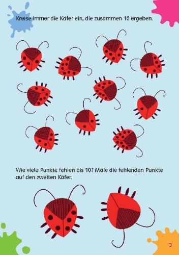 Buchcover und Innenansicht für das Buch: Klett Mein Rätselblock ab 6 Jahren Band 2
