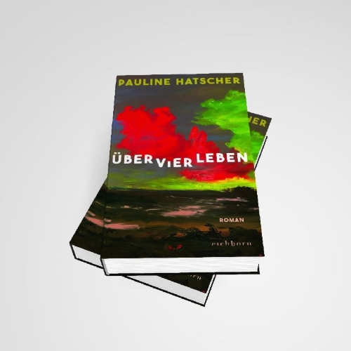 Buchcover und Innenansicht für das Buch: Über vier Leben