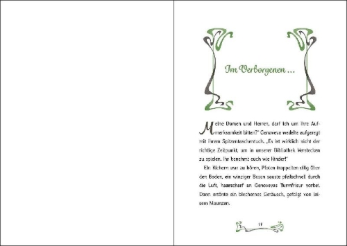 Buchcover und Innenansicht für das Buch: Das Bücherschloss (Band 3) - Eine uralte Prophezeiung